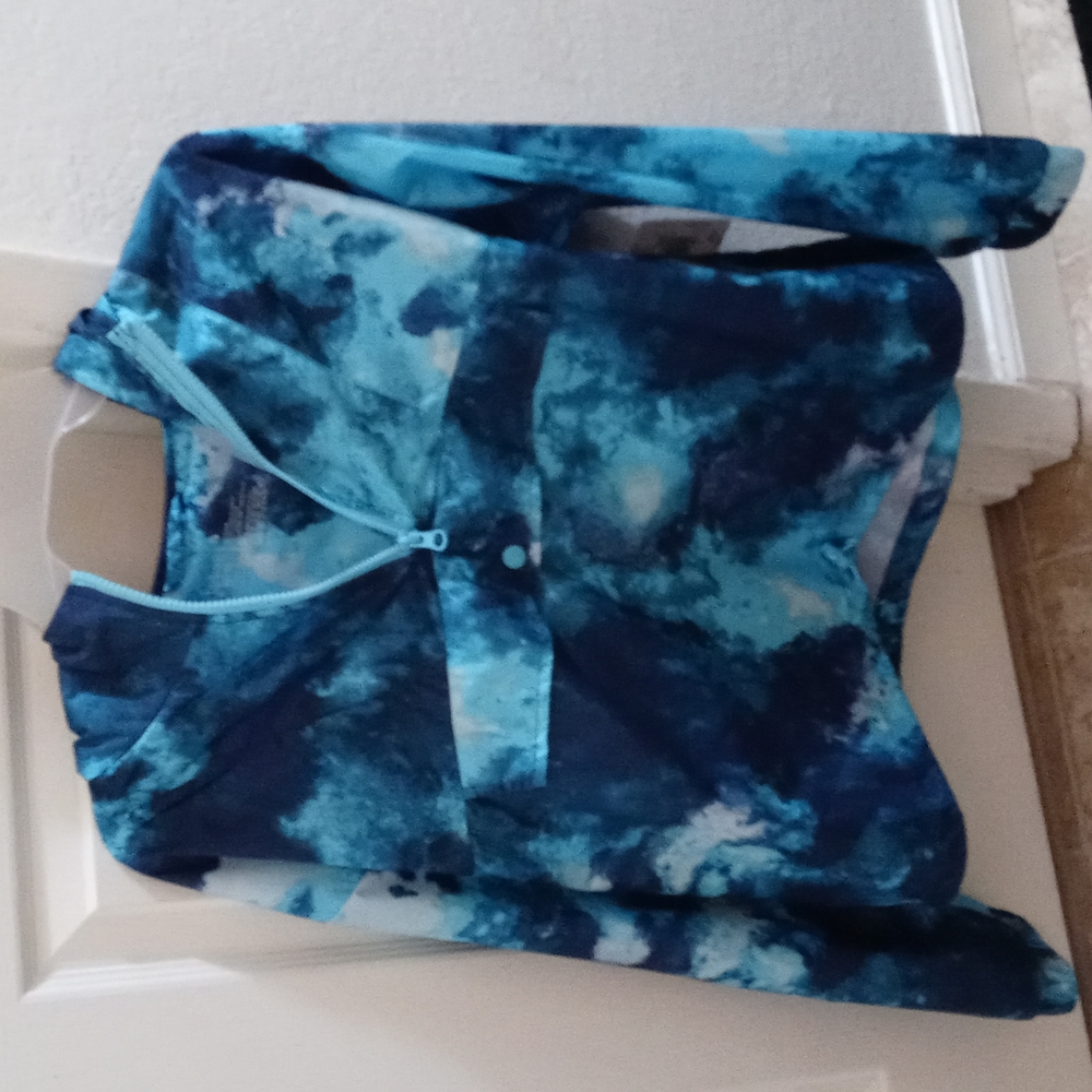 Flirtitude Active Tie Dye Windbreaker